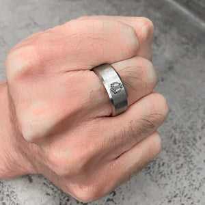Viking Hammer Ring - Viking - To My Viking Dad - From Son - My One And Only Daddy - Ukgri18011