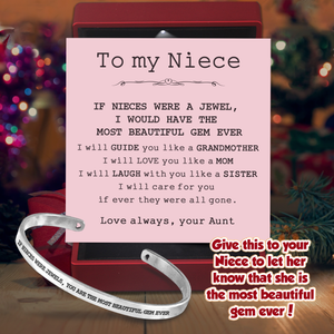 Niece Bracelet - Family - To My Niece - The Most Beautiful Gem Ever - Ukgbzf28010