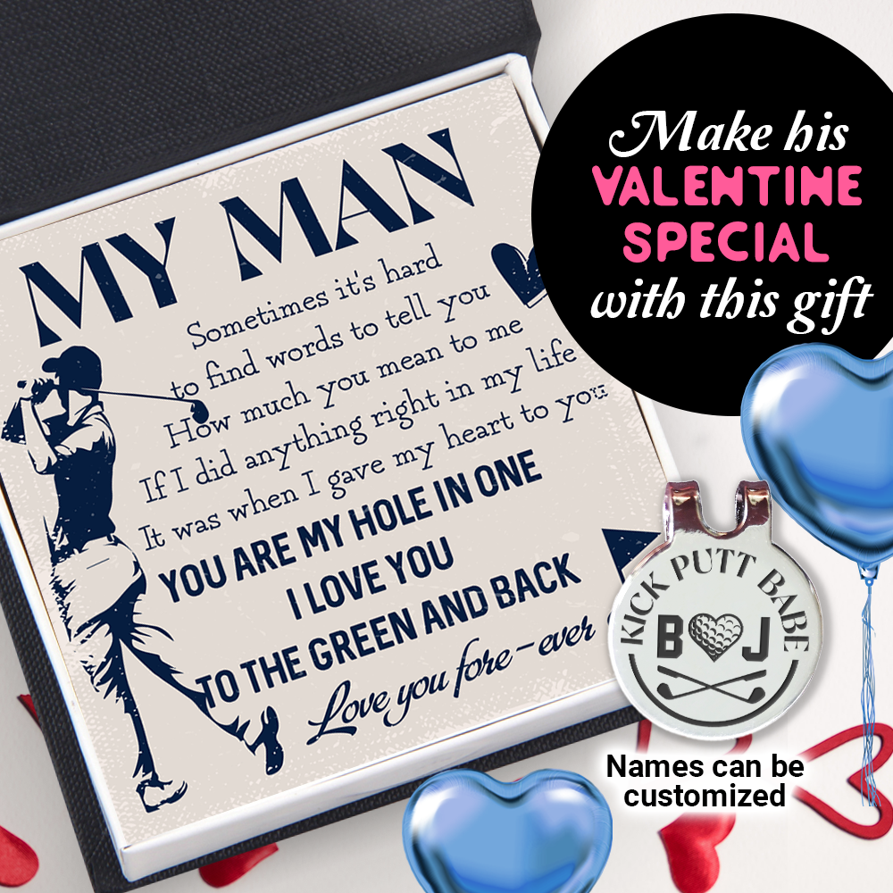 Personalised Golf Marker - Golf - To My Man - You Are My Hole In One - Ukgata26011