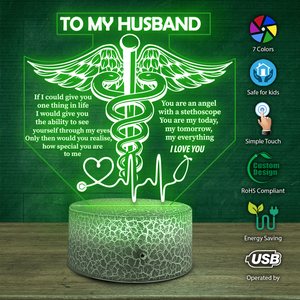 3D Led Light - Nurse - To My Husband - How Special You Are To Me - Ukglca14003